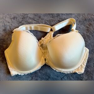 Adore Me Ivory Lace Bra